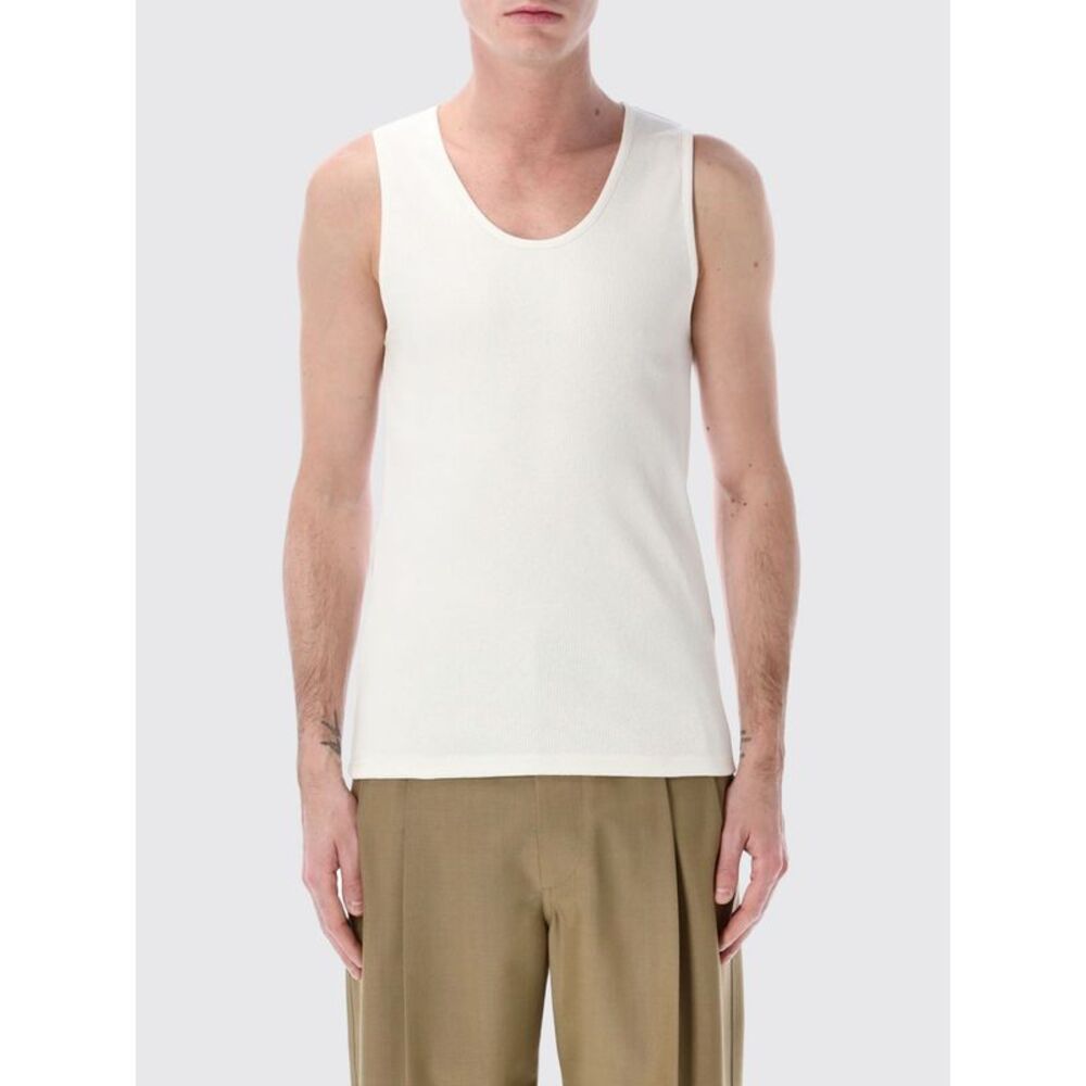 Lemaire Men Stretch Cotton And Linen Tank Top Lemaire